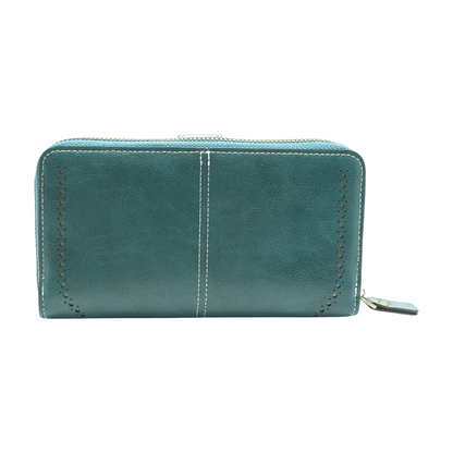 Green Continental Wallet
