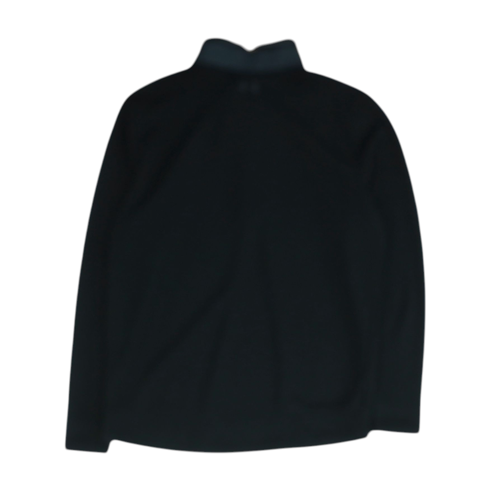 Black Solid Sweatshirt Pullover