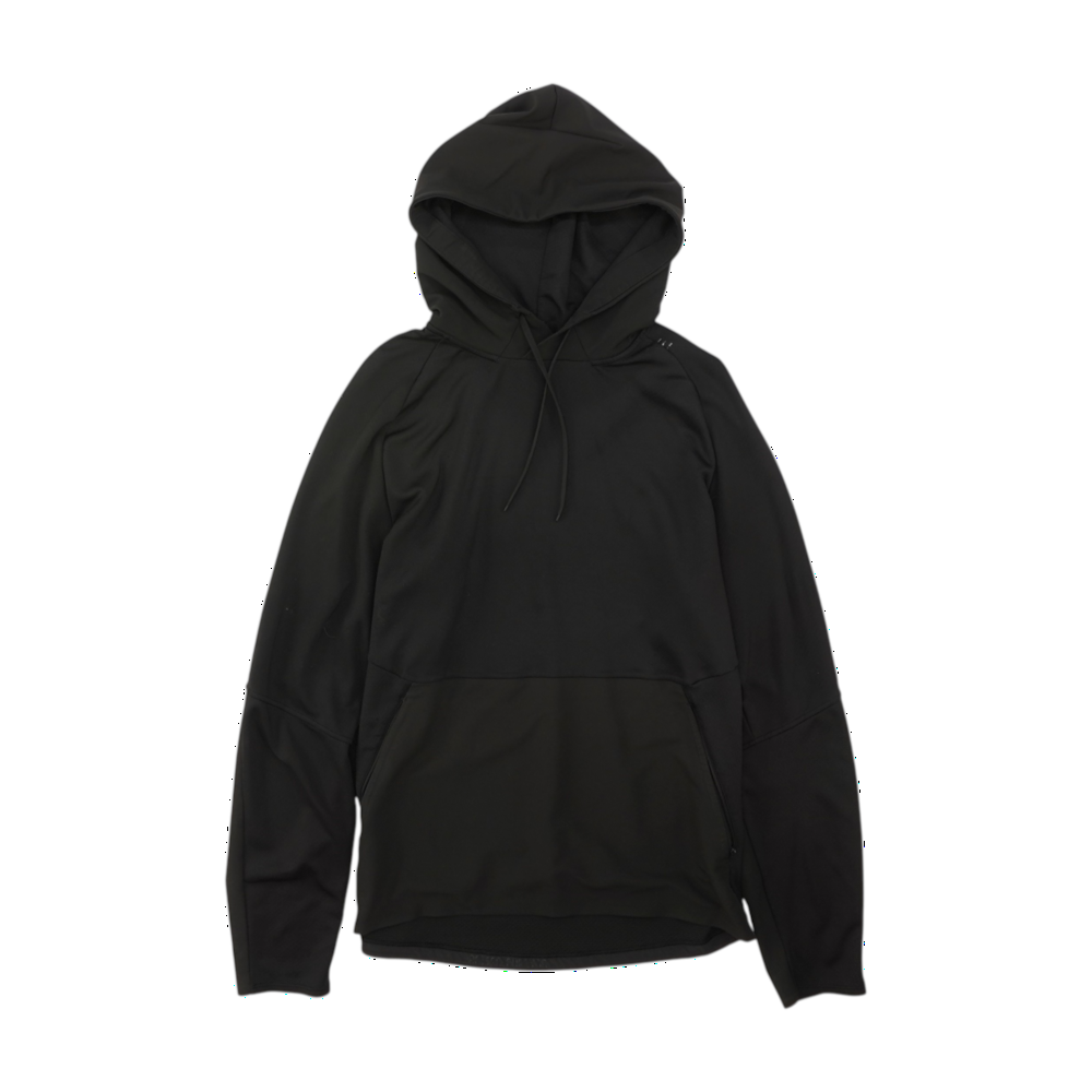 Black Solid Hoodie Pullover