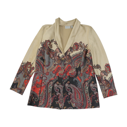 Beige Paisley Jacket