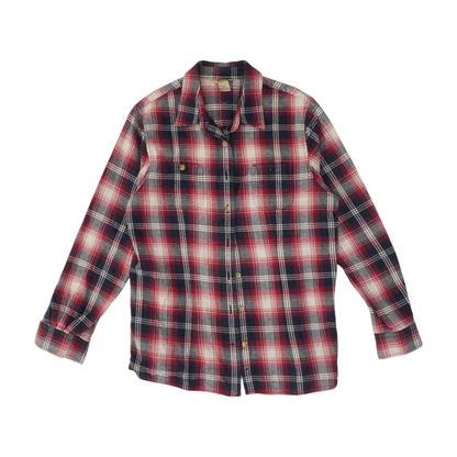 Multi Plaid Flannel Button Down