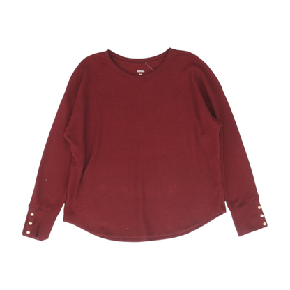 Maroon Petite Pullover Sweater