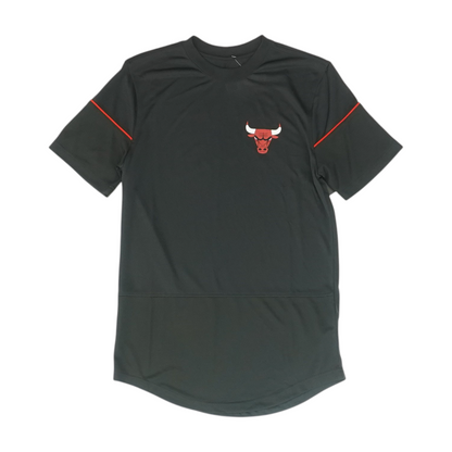 Black Chicago Bulls Solid Active T-Shirt