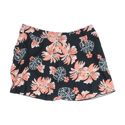 Black Floral Swim Bottom