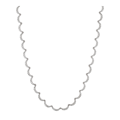 Costume Cubic Zirconia Choker Necklace