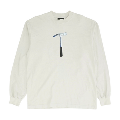 Beige Solid T-Shirt