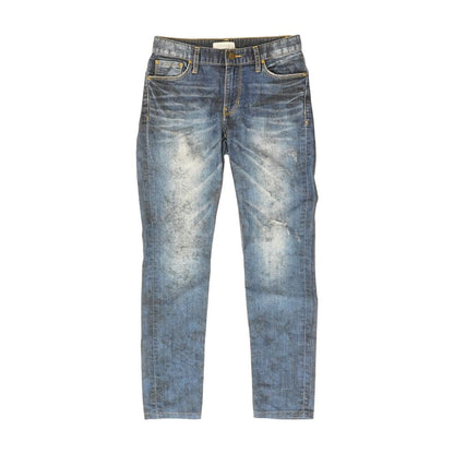 Navy Solid Skinny Leg Jeans