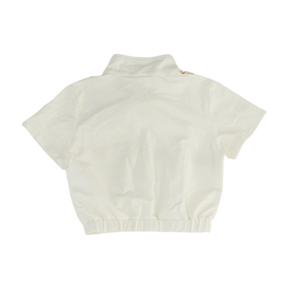 White Solid Short Set