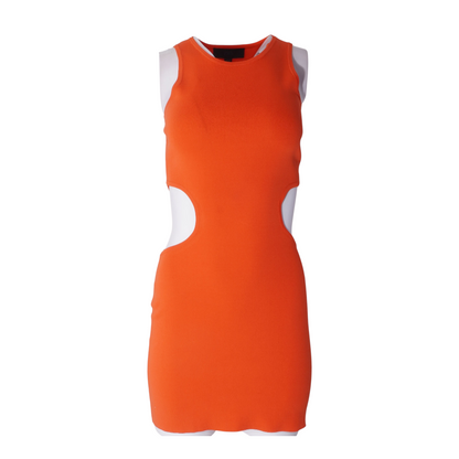 Orange Mini Dress