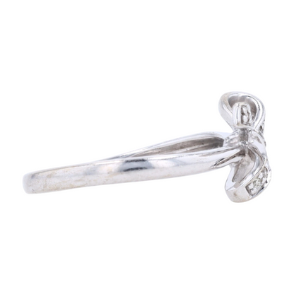 14K White Gold Diamond Fashion Ring