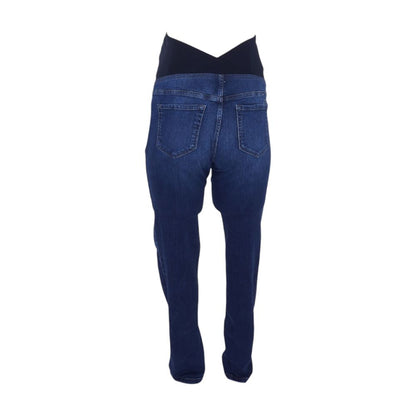 Blue Maternity High Rise Skinny Leg Jeans