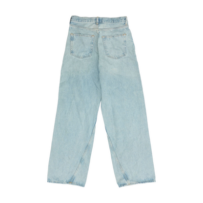 Blue Wide Leg Jeans