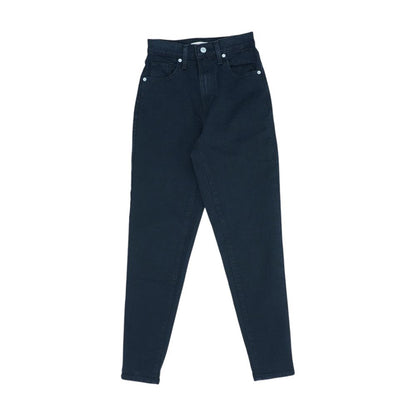 Black High Rise Mom Jeans