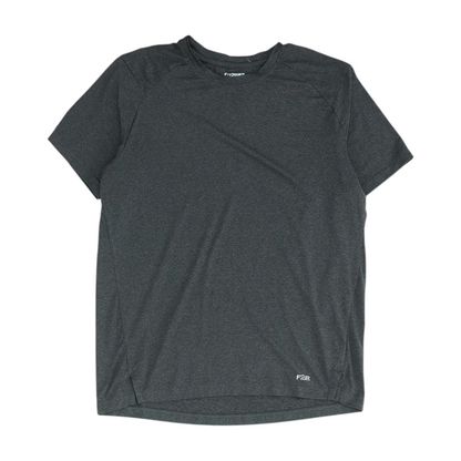 Fit2Run Charcoal Solid Active T-Shirt – Image 1