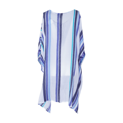 White Striped Cover-Up
