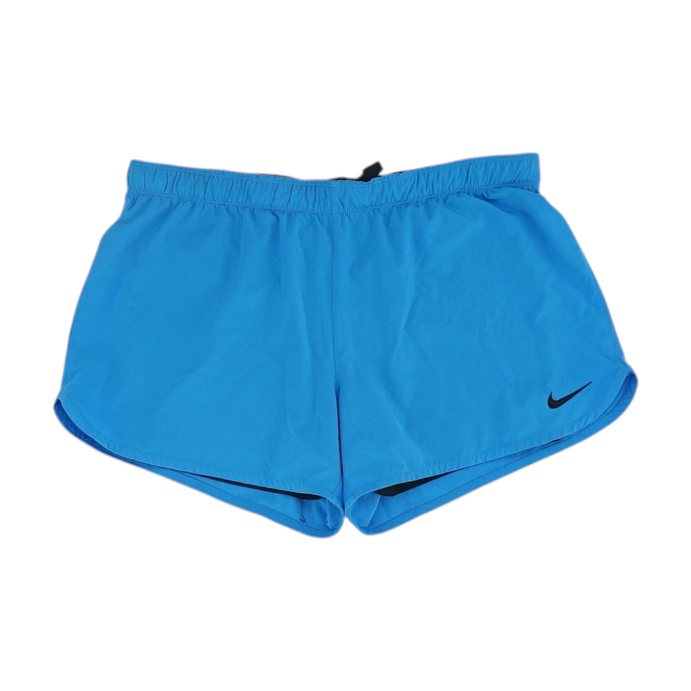 Blue Solid Active Shorts