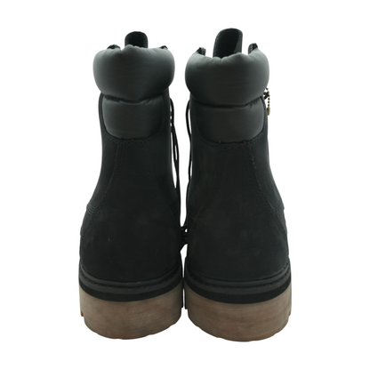 Black Lace-Up Casual Shoes