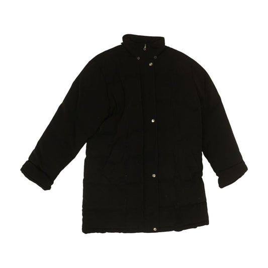 Vintage Black Down Filled Puffer Coat