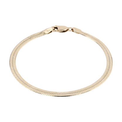 14K Yellow Gold Chain Bracelet