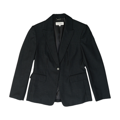 Black Striped Blazer