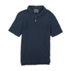 Navy Solid Short Sleeve Polo