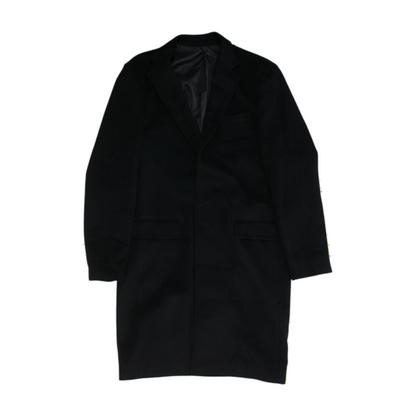 Black Tall Solid Coat