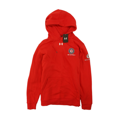 Red Solid Hoodie Pullover