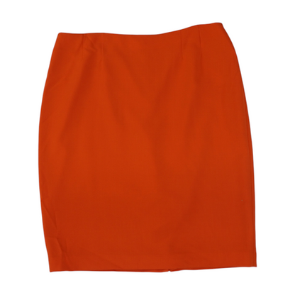 Orange Midi Skirt