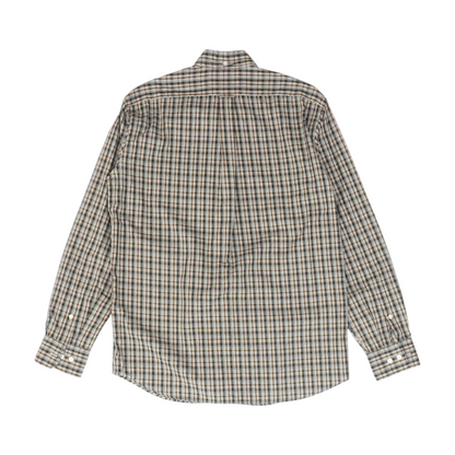 Multi Plaid Long Sleeve Button Down