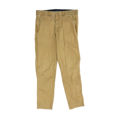 Khaki Straight Pants