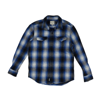 Blue Plaid Flannel Button Down