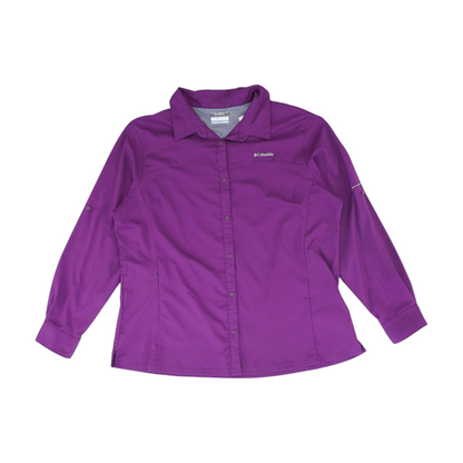 Purple Plus Check Outdoor Button Down