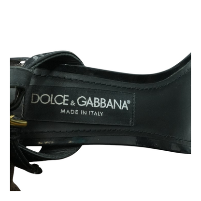 Kiera Polished Calfskin Platform Sandals 145 mm