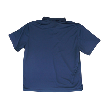 Navy Solid Short Sleeve Polo