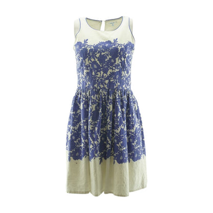 White Floral Mini Dress