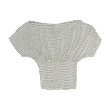 Gray Striped Blouse