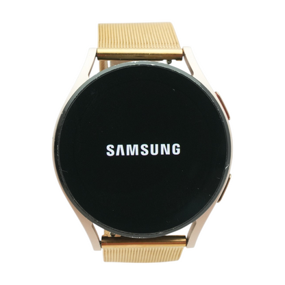 40mm Galaxy Watch4 Pink Smartwatch Gold Band One Size