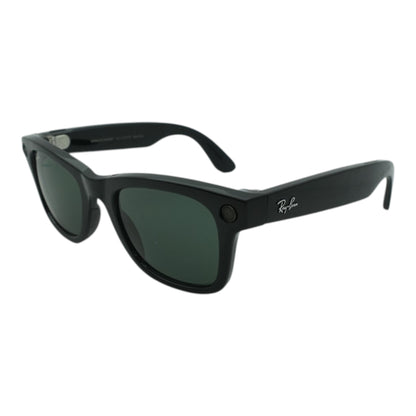 Black Wayfarer Smart Glasses