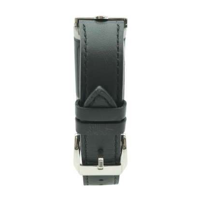 20mm Charge 6 Silver Activity Tracker Black Band S/M