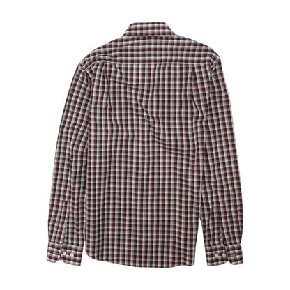 Multi Plaid Long Sleeve Button Down