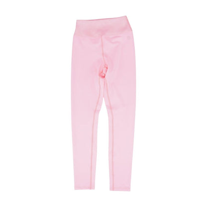 Pink Solid Leggings