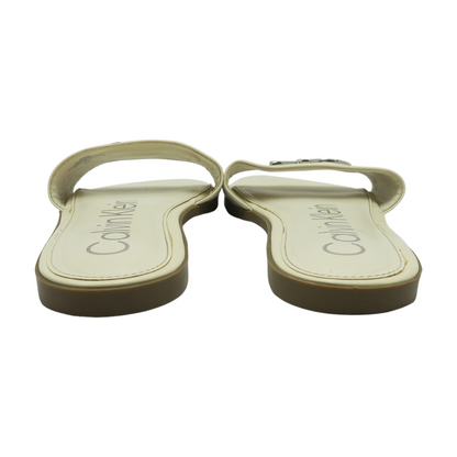 Ivory Flat Sandals