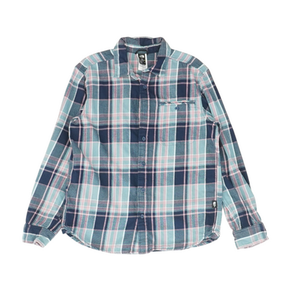Blue Plaid Flannel Button Down