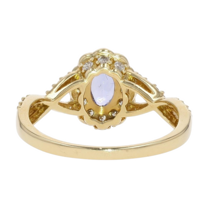 3/4 ctw 14K Yellow Gold Tanzanite Fashion Ring