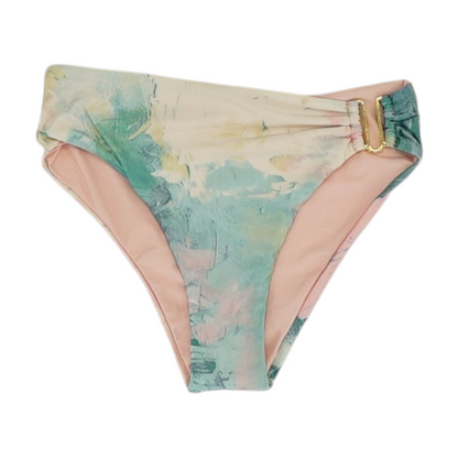 Pink Abstract Swim Bottom