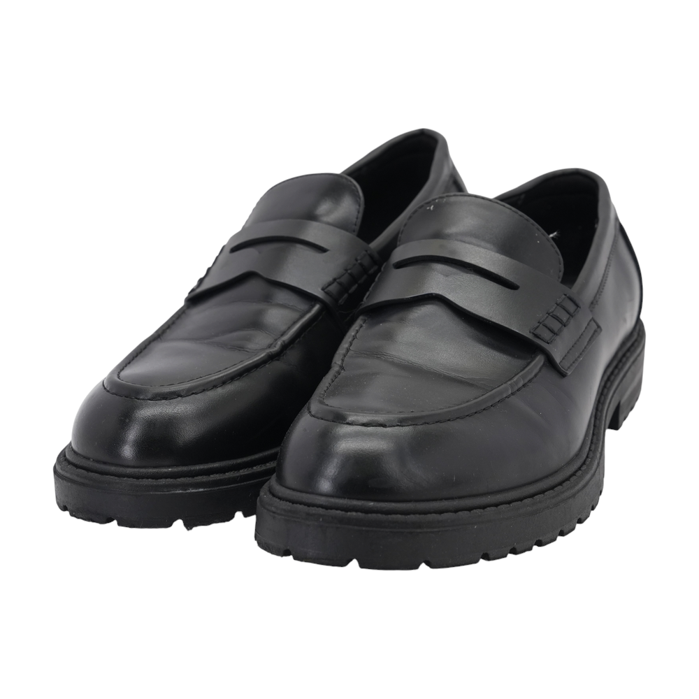 Black Slip-On Casual Shoes