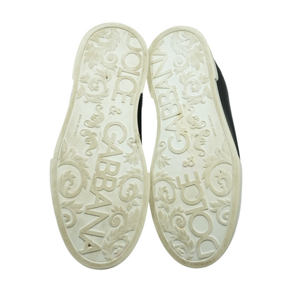 Black and Gold Portofino Light Sneaker