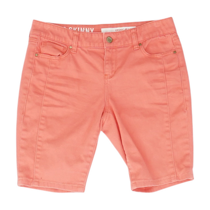 Coral Solid Chino Shorts