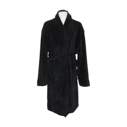 Black Solid Robe