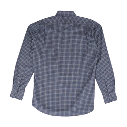Charcoal Check Long Sleeve Button Down